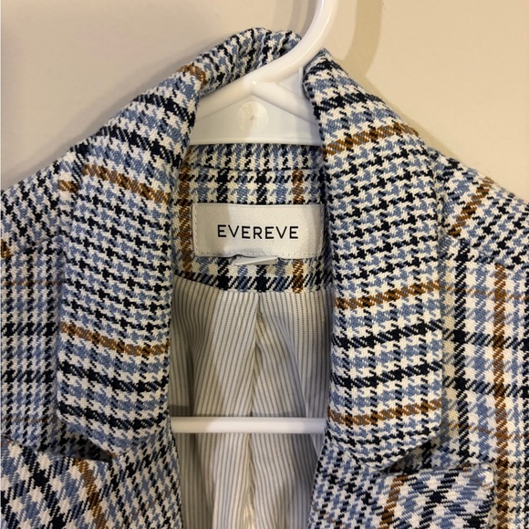 Evereve Plaid Blazer Jacket - Picture 3 of 7